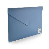 PVC Папка Office box A4+ с велкро,синя 90118