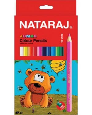 ЦВЕТНИ МОЛИВИ Nataraj 12 цв., JUMBO