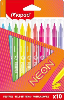 Флумастери Maped Neon 10 цв. 9845419