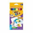 Цветни моливи BIC KIDS AQUA - 12 цв